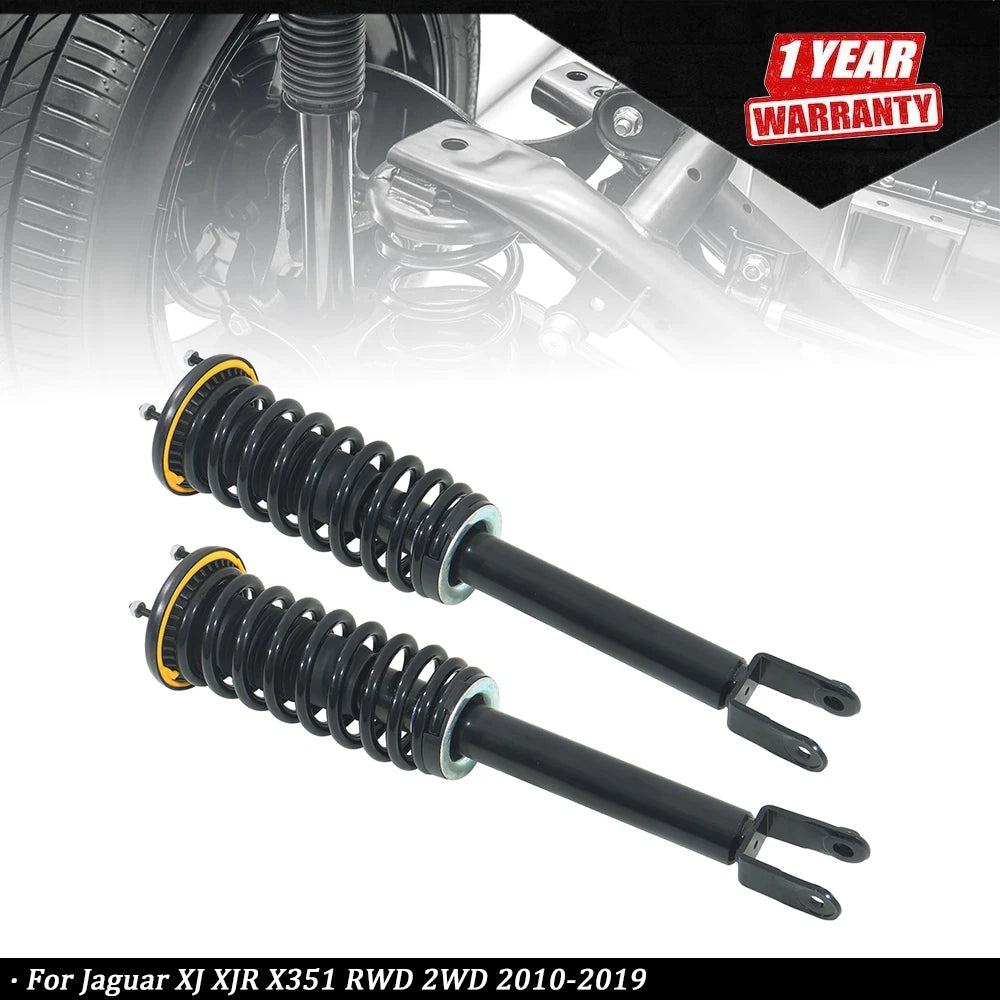Set of 2 Front Shock Struts Assembly for Jaguar XJ XJR X351 (2010–2019)