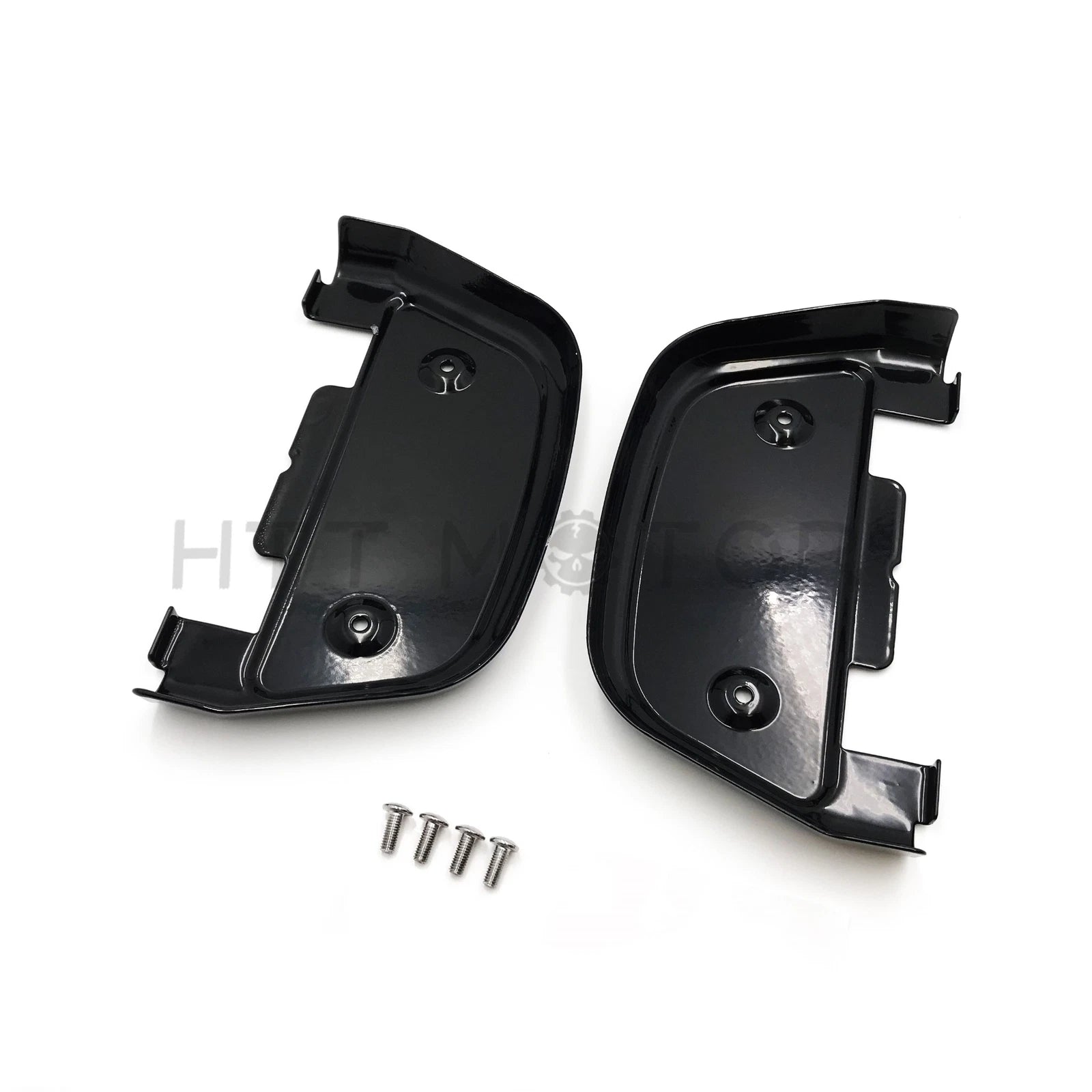 Passenger Footboard Covers for Harley Street Bob/Road Glide/Street Glide (2018–2023) Black