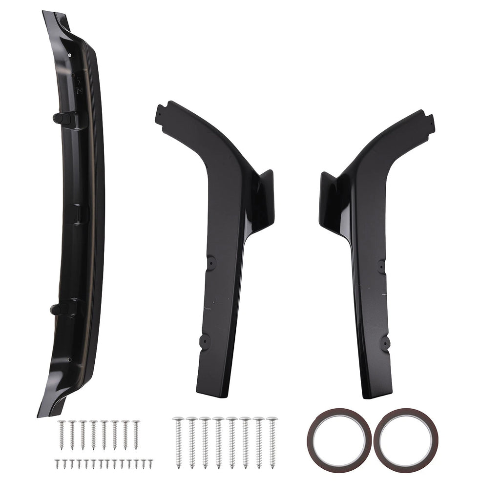 Gloss Black Rear Bumper Diffuser with Corner Aprons for BMW X7 G07 (2019–2025)