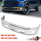 Front Bumper Face Bar for RAM 1500 (2014–2018) Chrome with Fog Light Holes
