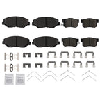 Set of 4 Front & Rear Brake Pads Kit for Honda Element CR-V (2002–2011) P914 P536