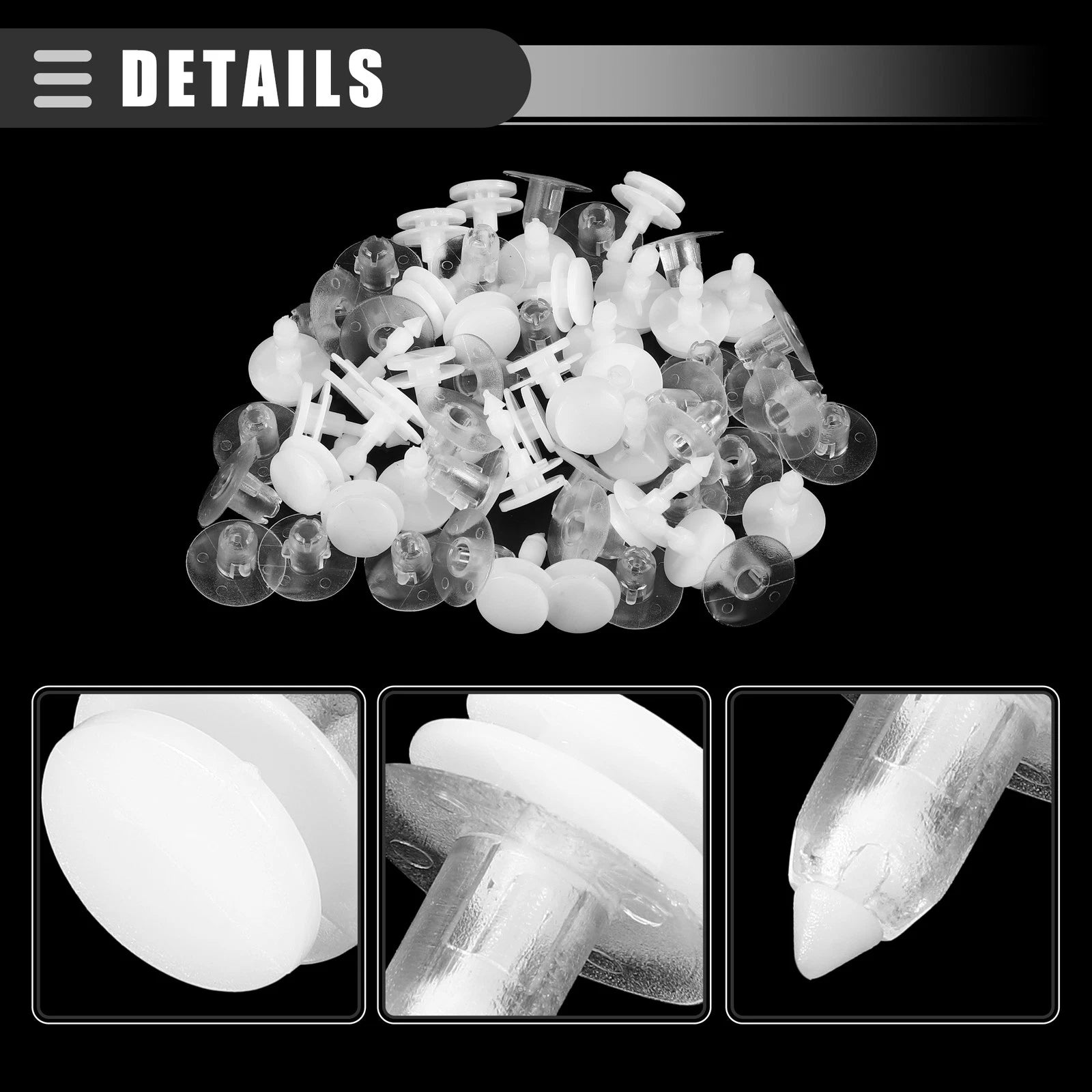 30 Pcs Door Trim Panel Push Clips for Dodge (No. 6505292AA)