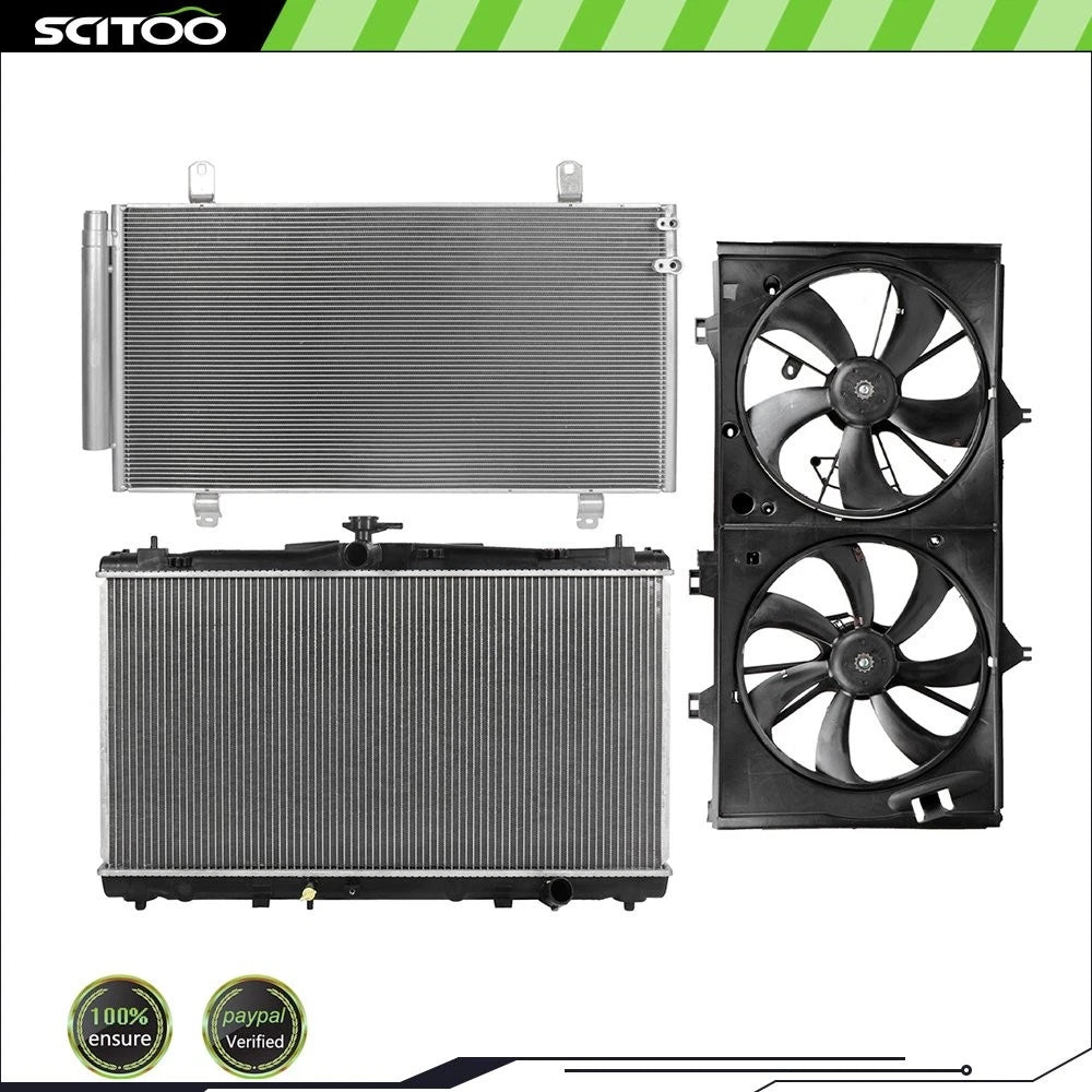 Cooling Fan Radiator AC Condenser Kit for Toyota Camry (2012–2017)