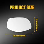 RH Right Heated Mirror Glass with Backing Plate for Porsche Cayenne (2008–2010)