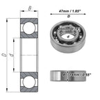 6204 Deep Groove Ball Bearings for Scooter Skateboard Wheel (20x47x14mm)