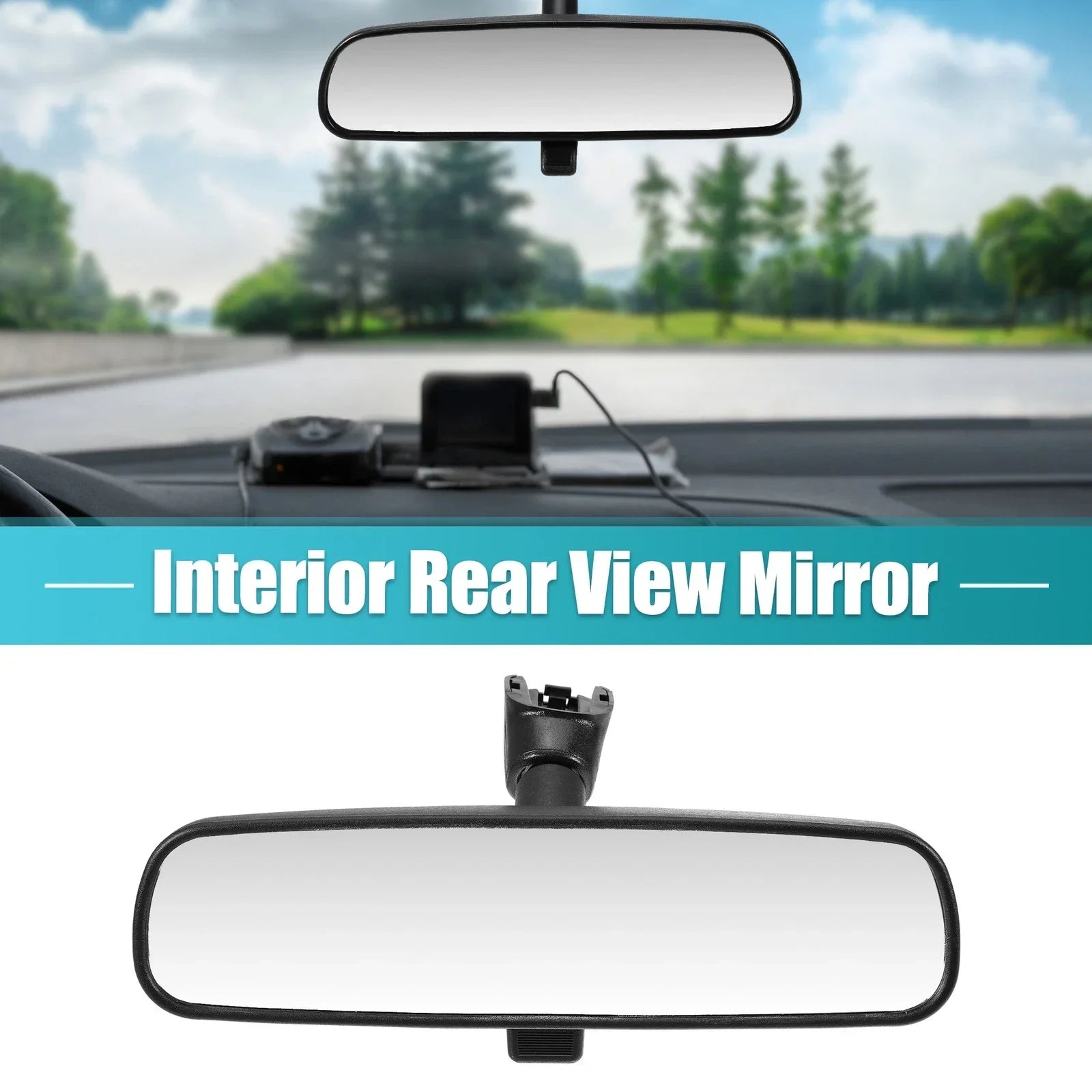 Black Inner Rearview Mirror for Nissan Altima (2013-2018)