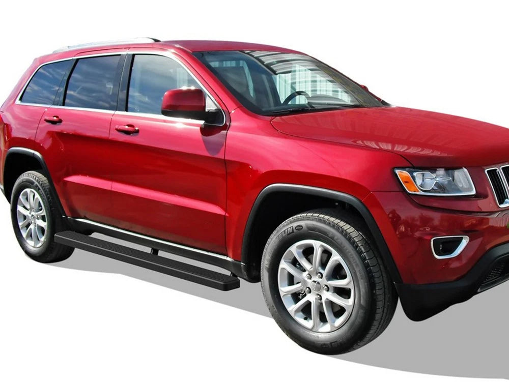iBoard Running Boards for Jeep Grand Cherokee (2011-2021) Matte Black