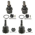 Set of 4 Moog Upper & Lower Ball Joints for Dodge Ram 2500 3500 (2000–2002)