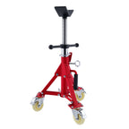 Adjustable Pipe Jack Stand V-Head for Universal Use (20-37 Inch, 882 lbs)