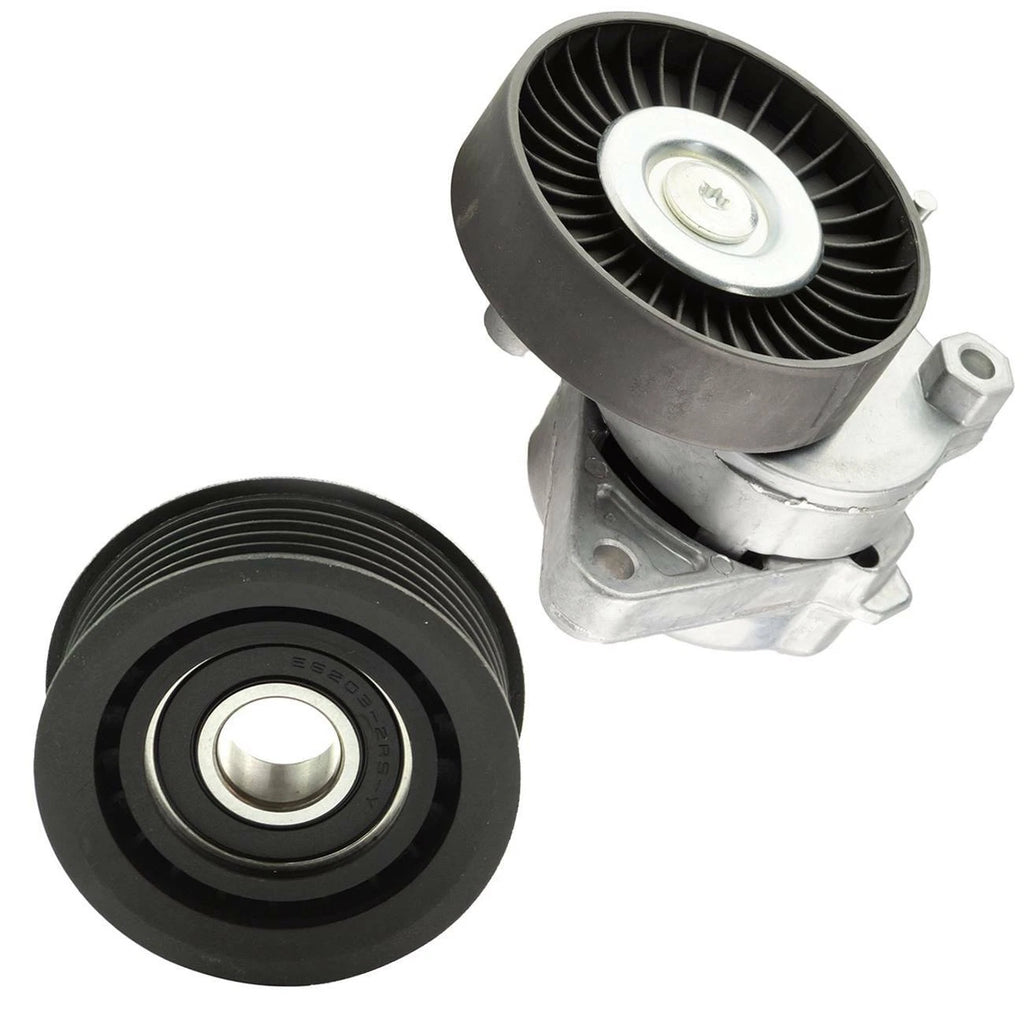 Tensioner Pulley + Idler Pulley for Mercedes Benz S350 E320 C280