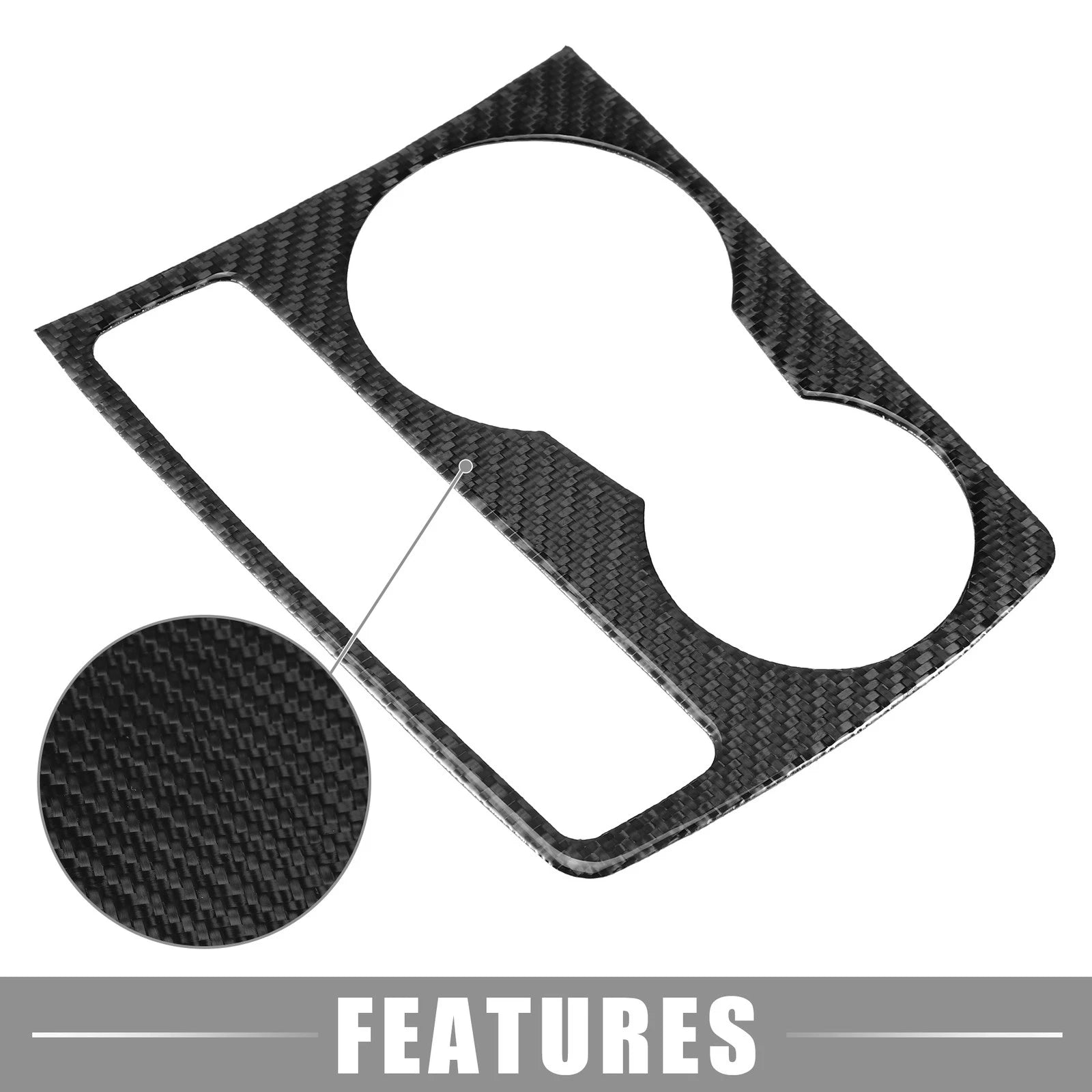Cup Holder Cover Trim for Audi A4 B8 (2005–2015) Polyurethane