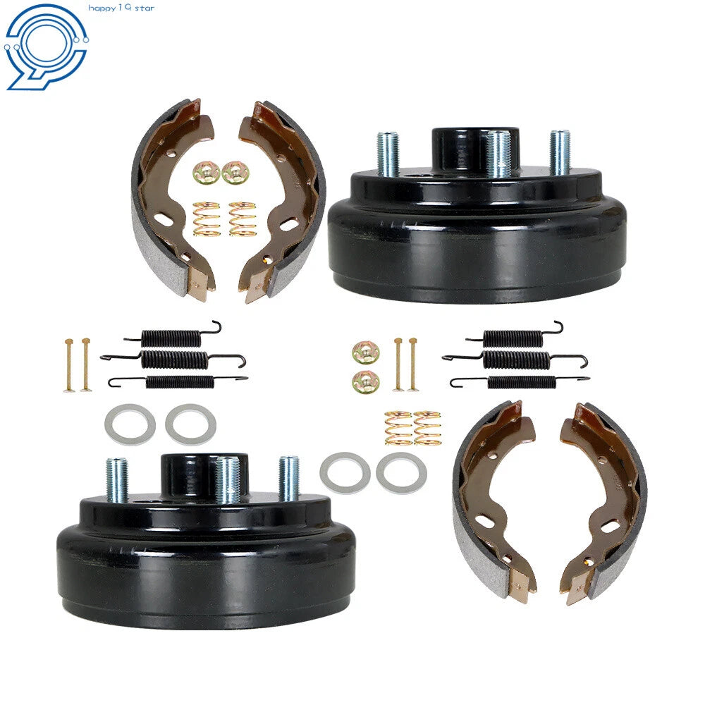Rear Brake Drum and Shoe Spring Kit for EZGO TXT Electric (1996–Present)