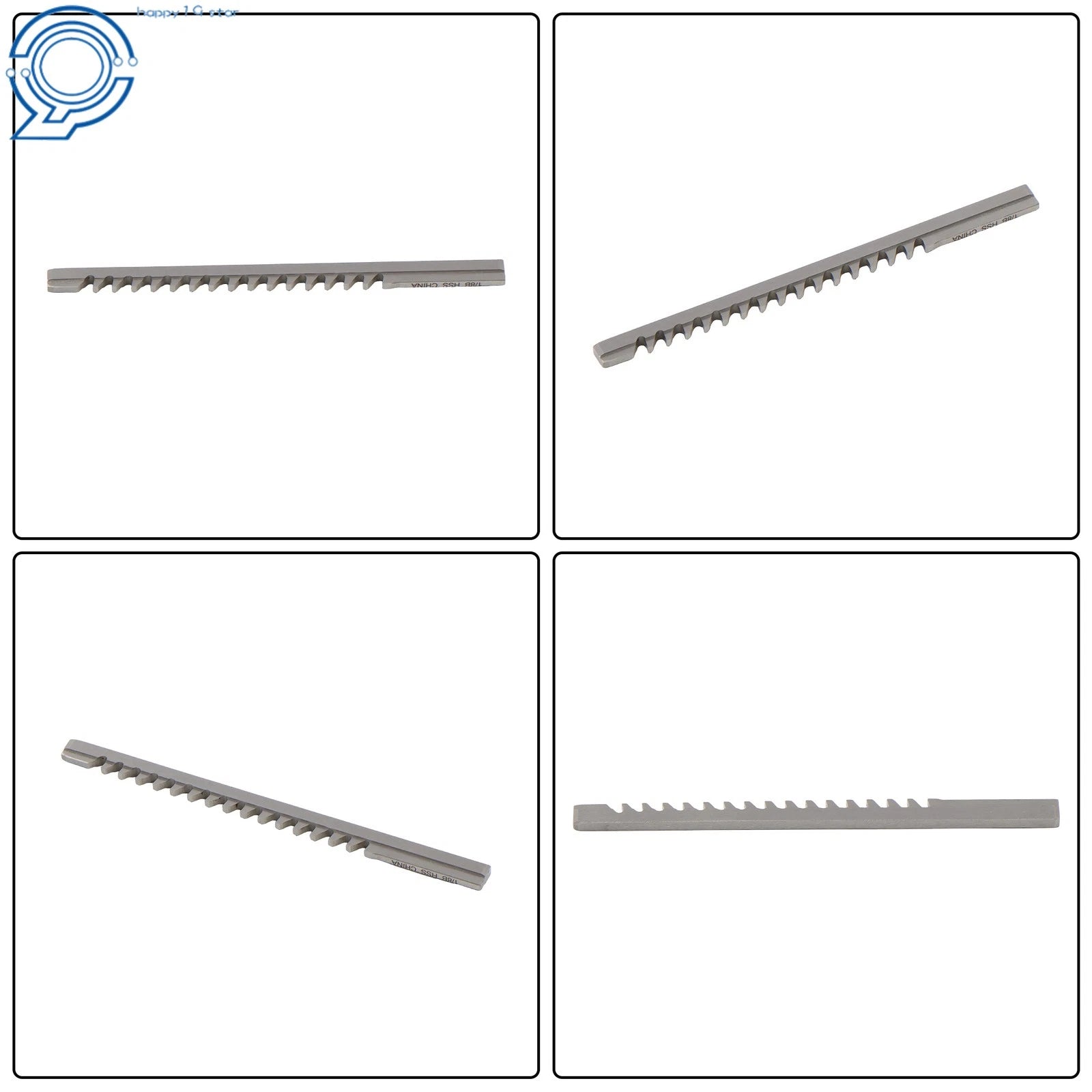 1/8" B Style Keyway Broach for CNC Machines (Standard, HSS, 3/16" x 6-3/4")