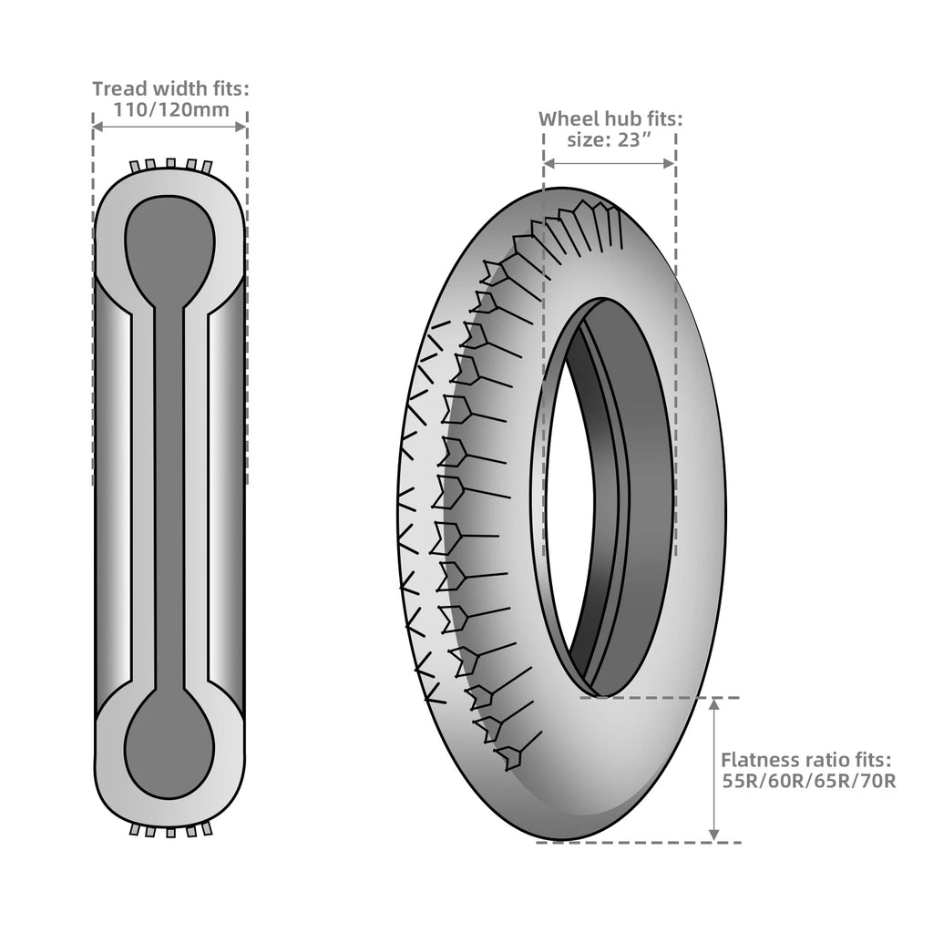 23" Wheel Front Fender Spacer Kit for Harley Street Road Glide (2014–2024)