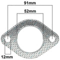Exhaust Pipe Flange Gasket for Nissan Stanza A10 4cyl L16 1.6L SOHC 1978~1983