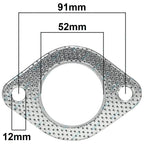 Exhaust Pipe Flange Gasket for Nissan Stanza A10 4cyl L16 1.6L SOHC 1978~1983