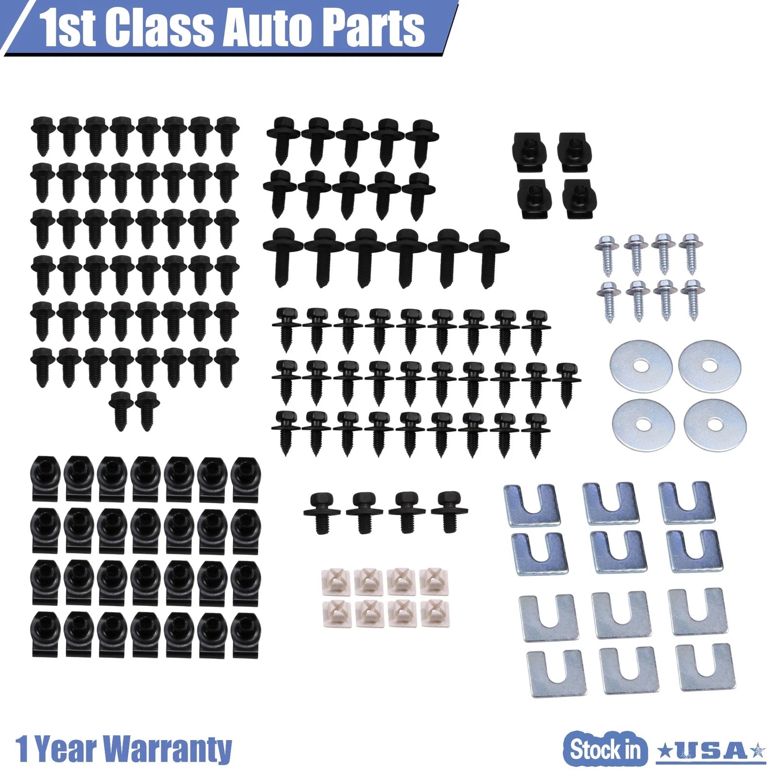 162pc Front End Sheet Metal Hardware Kit for Chevy Buick Pontiac Olds
