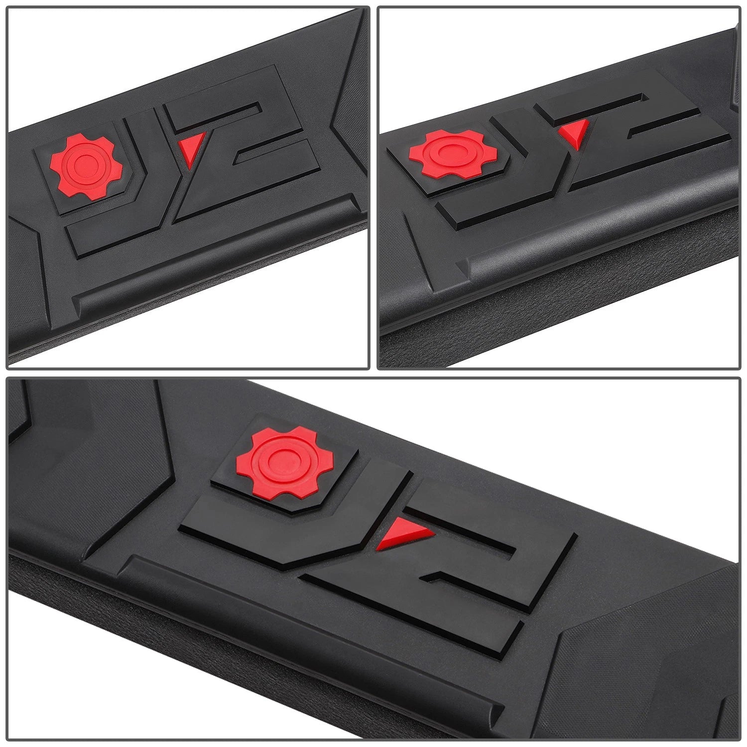 J2 Fit Running Boards for Silverado Sierra Crew Cab (2007–2019) 6.25" Flat Side Step Bar