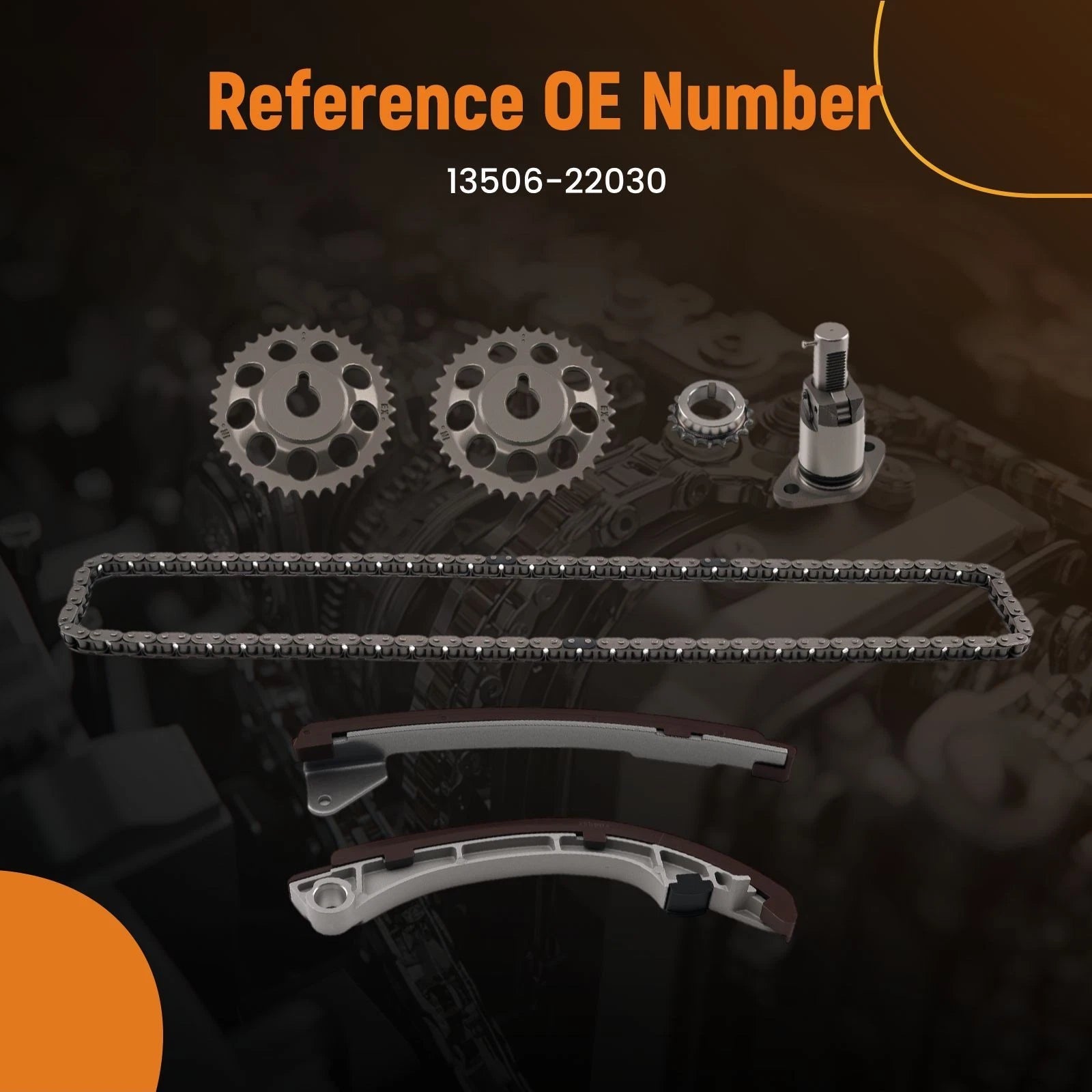Engine Timing Chain for Toyota Corolla/Prizm 1.8L DOHC (1998–1999)