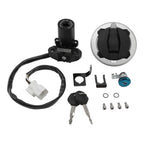 Fuel Gas Cap Ignition Switch Lock Key Set for Kawasaki Ninja 650 Z650 (2017–2023)