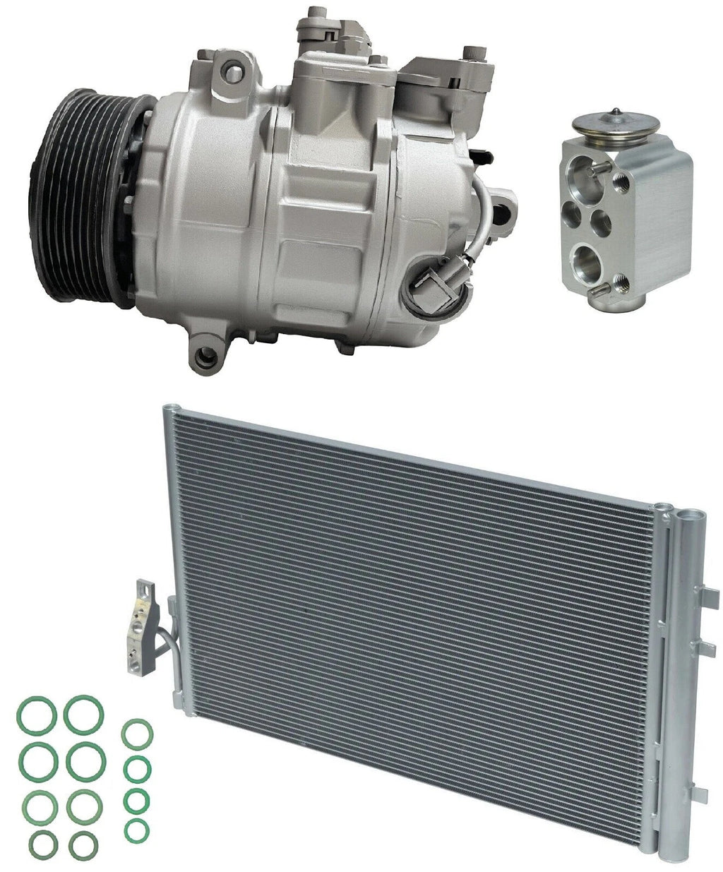 AC Compressor Kit with Condenser for BMW X3 3.0L (2014–2014)