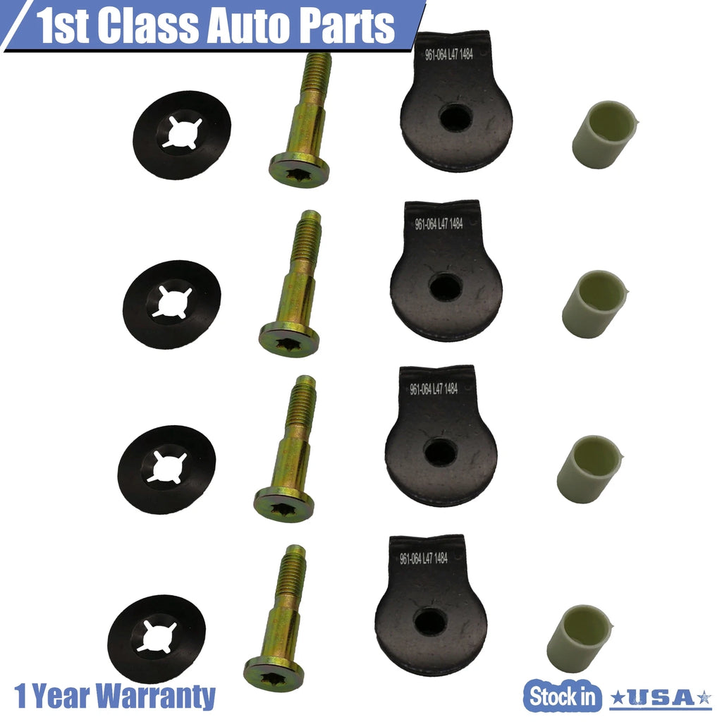 Set of 4 Door Striker Bolts for Ford Bronco Escort Lincoln Mercury (1980–2011)