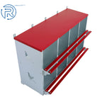 8 Compartment Metal Nesting Boxes for Hens (Wall Mount)