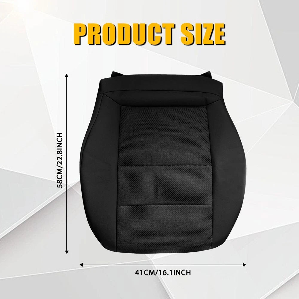 Leather Seat Cover for Mercedes Benz C300 350 (2008â2014) - Black