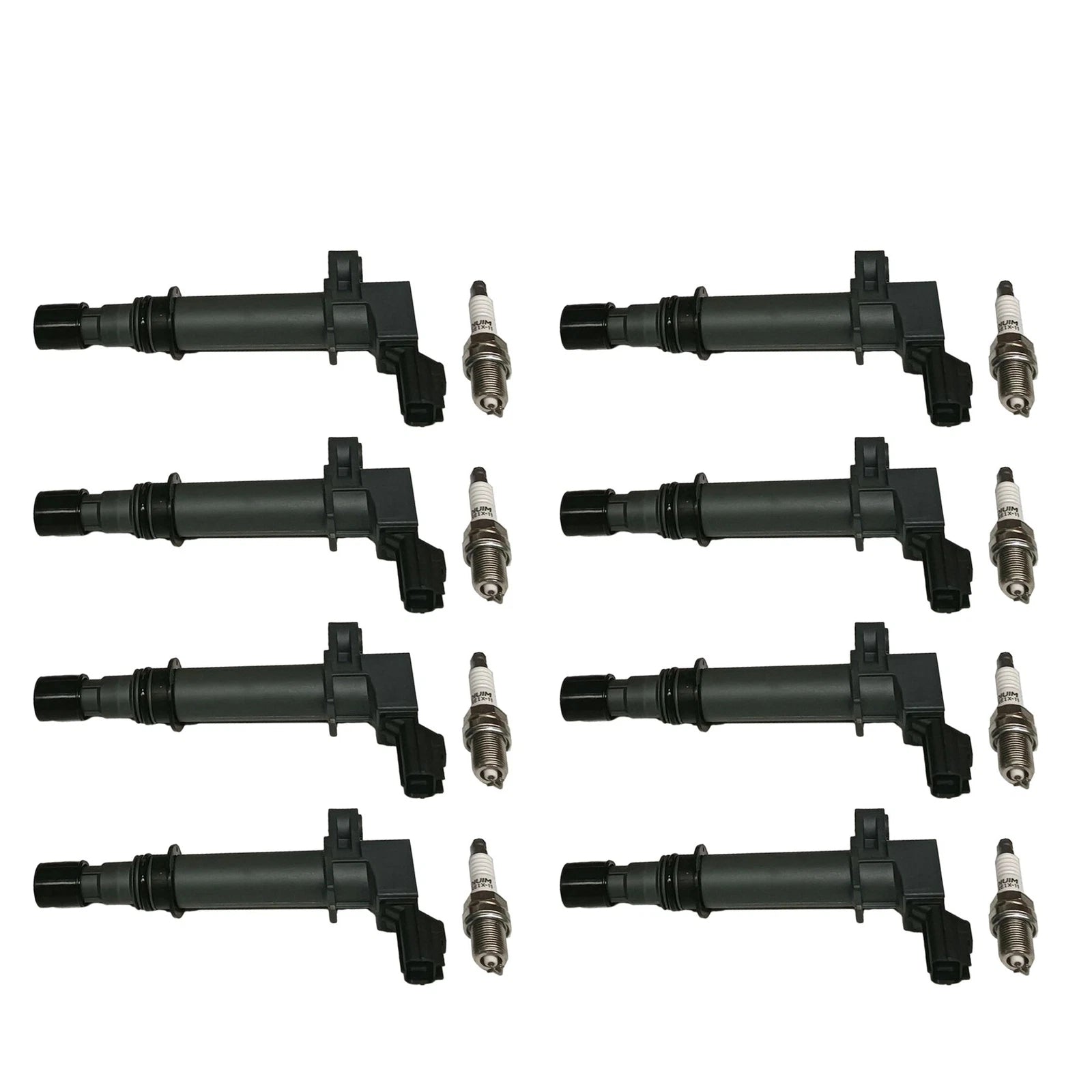 8X Ignition Coils & Spark Plugs for Jeep Liberty Dodge Ram Chrysler Aspen (2002–2012)