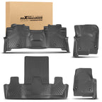 Set of 4 All-Weather Rubber Floor Mats for Ford Expedition Max (2018–2024)