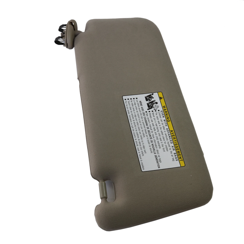 Driver Side Sun Visor for Toyota Camry (2007-2011) - Tan Beige