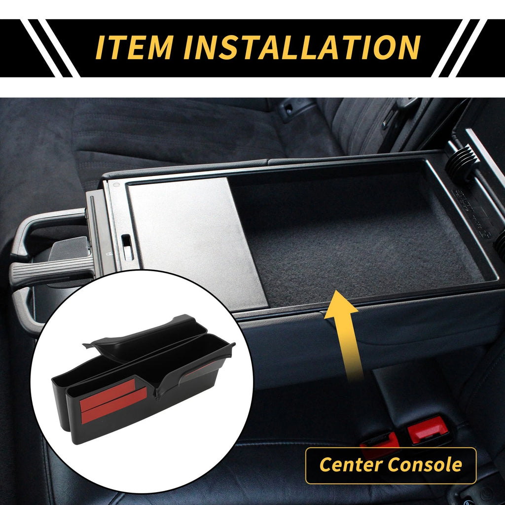Pair Center Console Side Organizer Insert Tray for Toyota Tacoma (2016–2023)