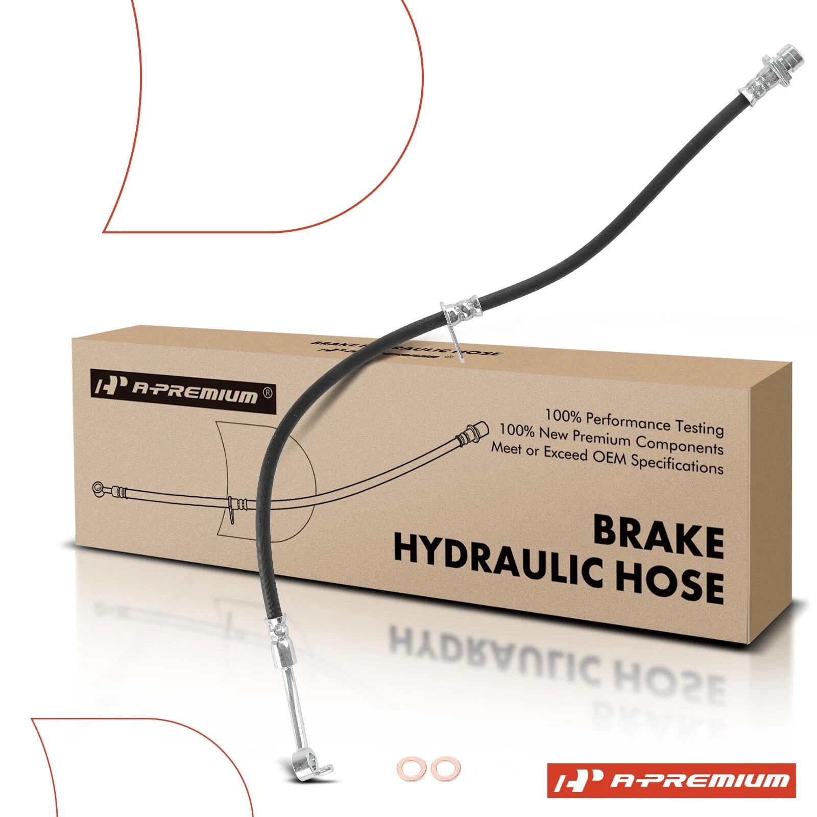 Rear Driver Brake Hydraulic Hose for Honda Civic (2017–2018) Hatchback
