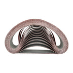 Set of 12 Sanding Belts for Belt Sander 4x24" (80, 120, 150, 240, 400)