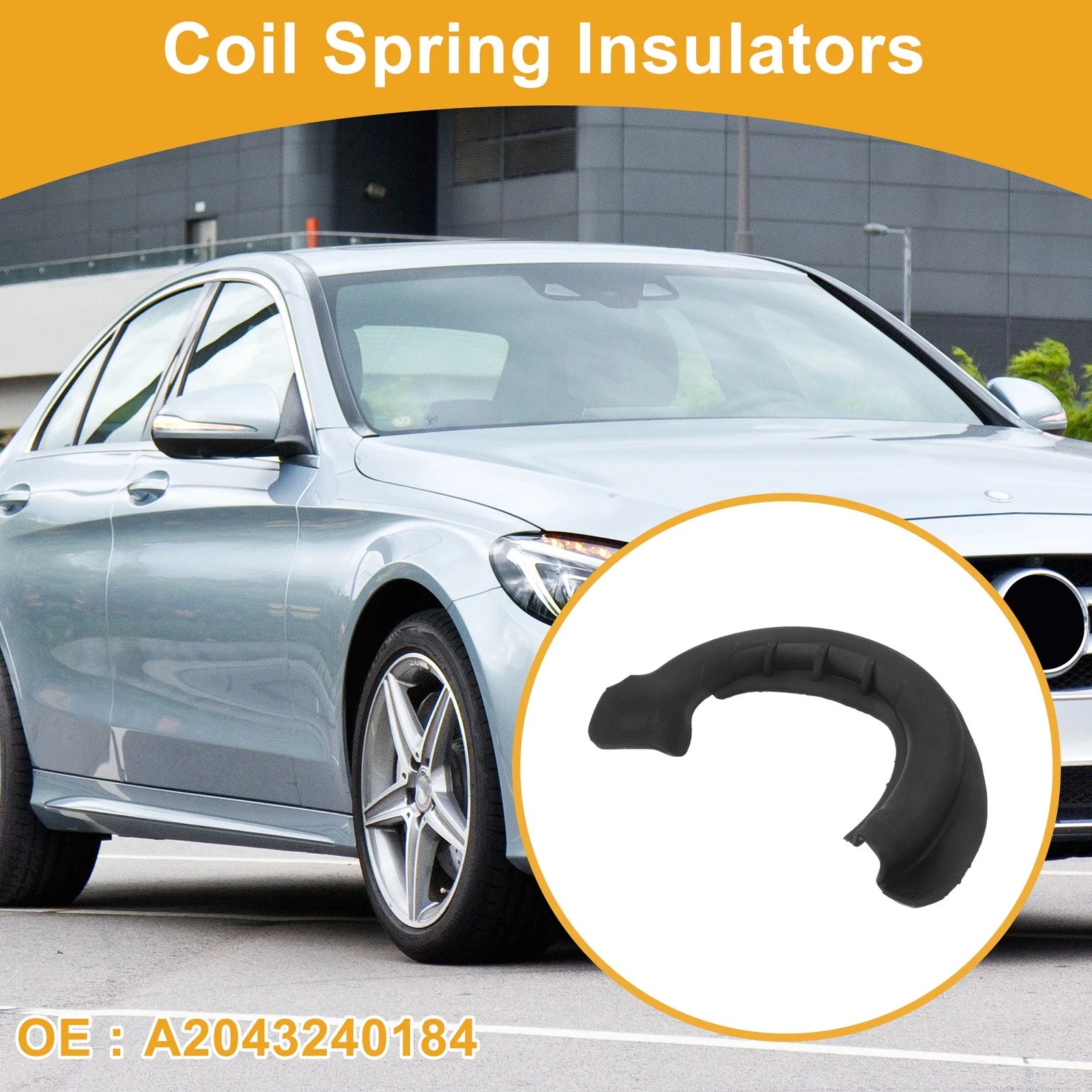 Lower Coil Spring Insulators No.A2043240184 for Mercedes-Benz C250 (2012–2015)