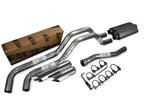 Dual Exhaust 2.5" Side Exit for Nissan Titan (2004–2006) - Borla Pro XS Slash Tip