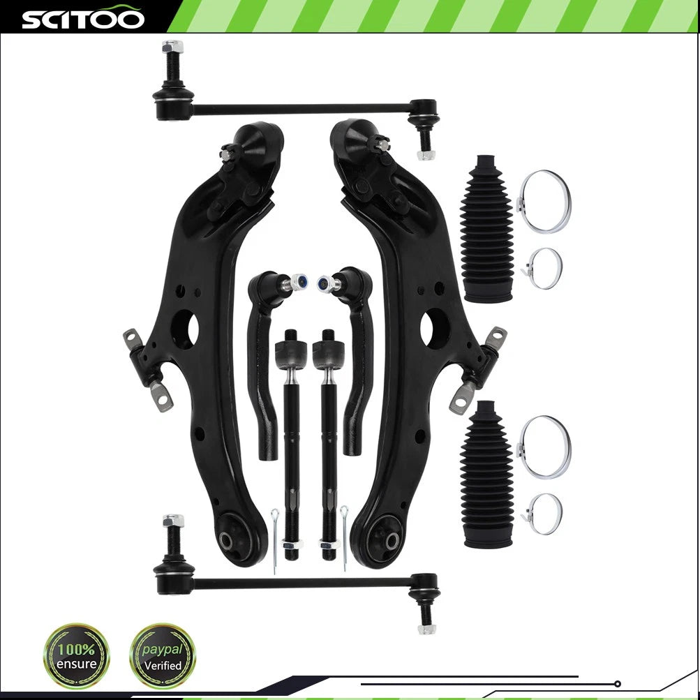 Set of 10 Front Lower Control Arms with Ball Joints for Toyota Sienna