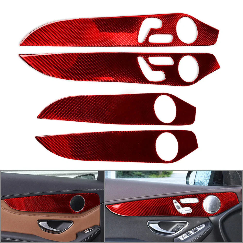 Interior Door Panel Cover for Benz C Class W205, GLC Class X253 (2014-2021)
