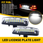 Set of 2 LED License Plate Lights for Lexus IS300 (2001–2005), GS (1998–2005), RX (2004–2009)