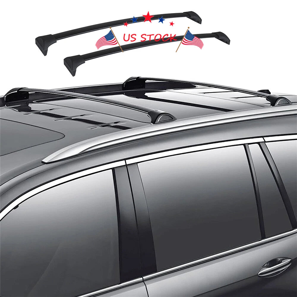 Set of 2 Aluminum Roof Rack Cross Bars for Honda Pilot (2016–2018)