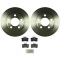 Disc Brake Pad and Rotor Kit for Volkswagen (232mm)