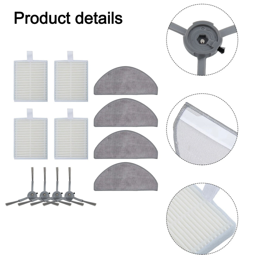 Complete Mop Cloths and Filters Set for Lydsto R1D Edge