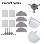 Complete Mop Cloths and Filters Set for Lydsto R1D Edge