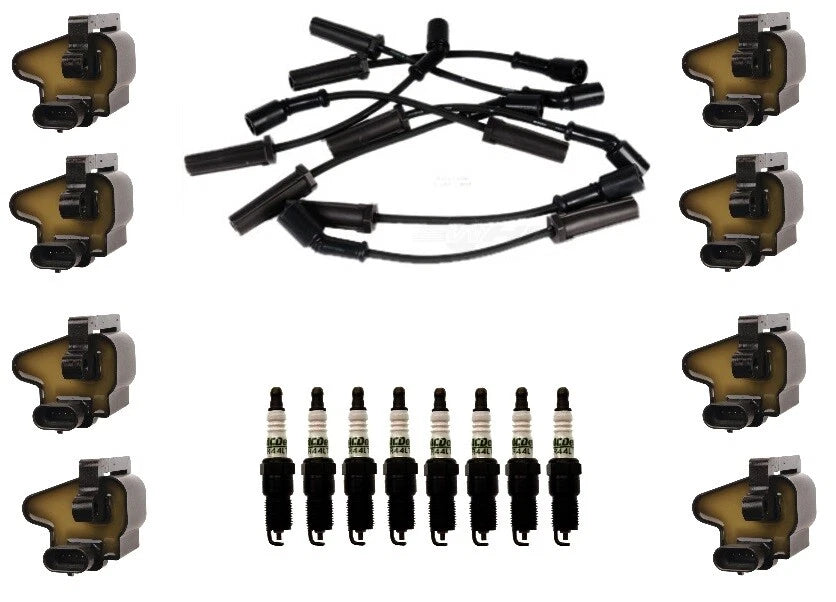 Set of 8 Ignition Wires & 8 Spark Plugs for Escalade ESV H2 Yukon (2002–2006)