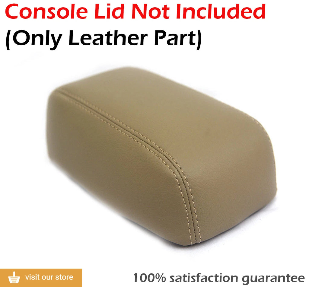 Leather Synthetic Console Armrest Cover for Mitsubishi Mirage (1997–2002) Beige