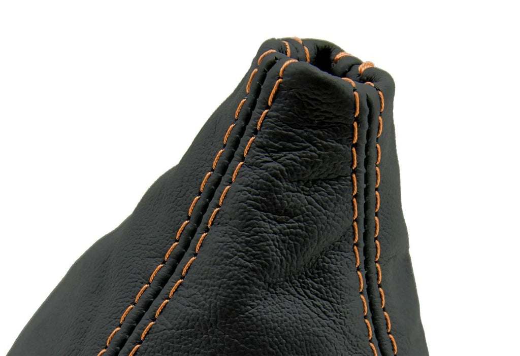 Leather Manual Shift Boot Cover for Acura Integra (1994–2001) Orange Stitch