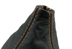 Leather Manual Shift Boot Cover for Acura Integra (1994–2001) Orange Stitch
