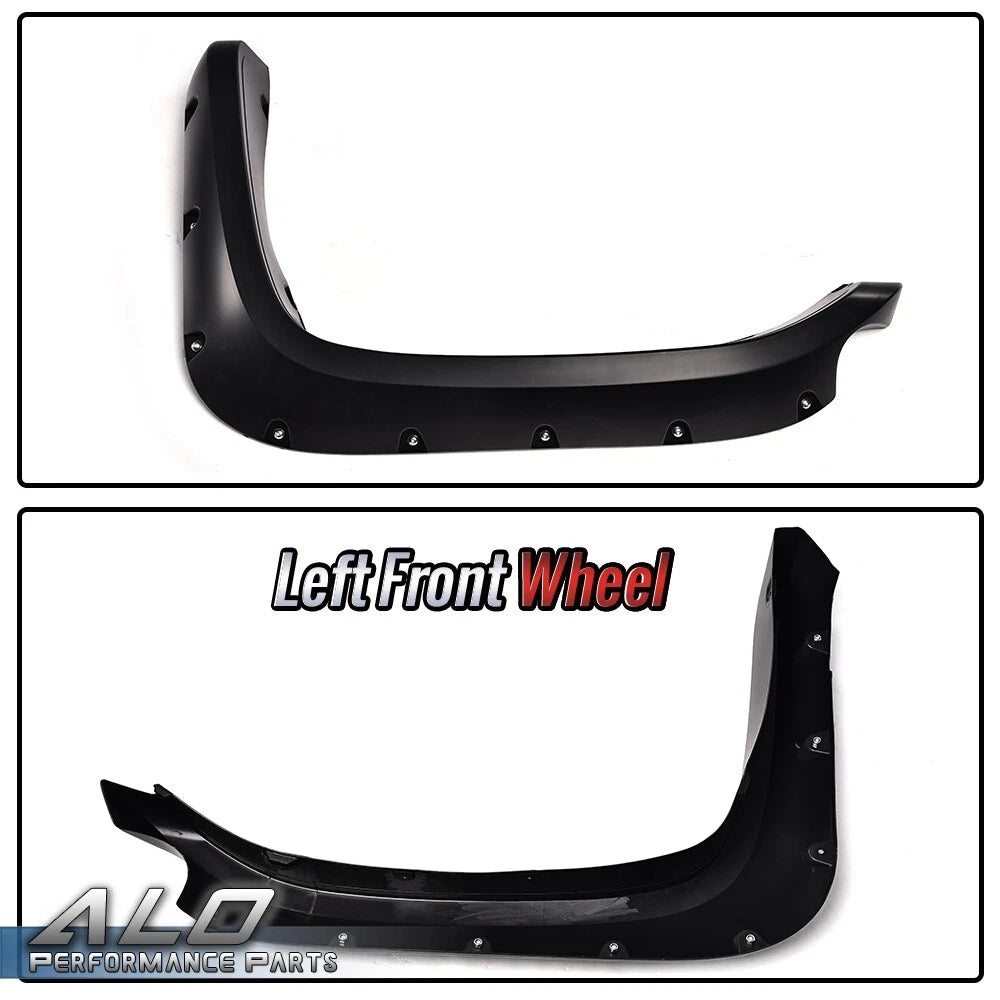 Set of 4 Pocket Rivet Wheel Fender Flares for Toyota FJ Cruiser (2007–2014)