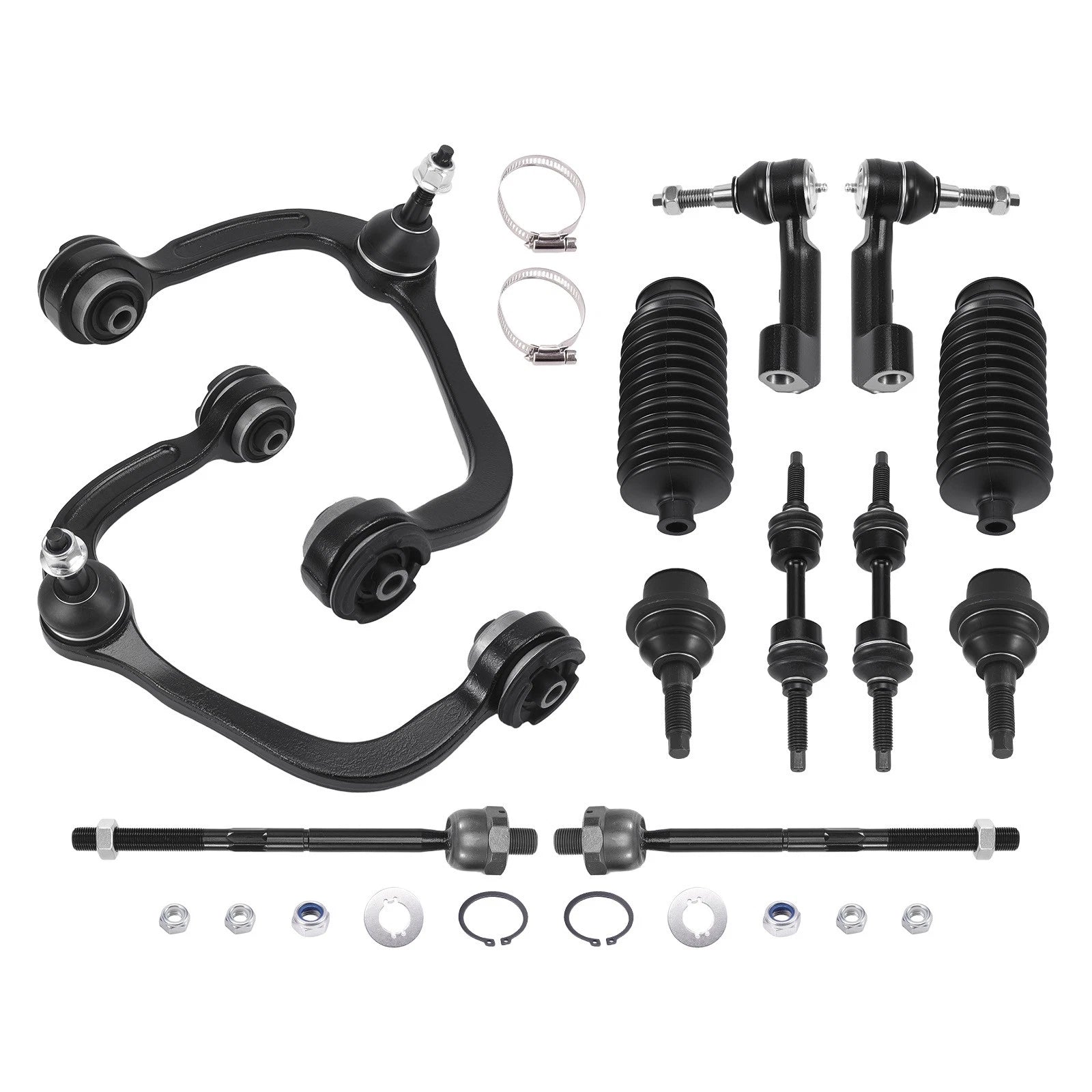 12PC Front Control Arm Stabilizer Bar End Link for Ford F150, Expedition (1997–2023)