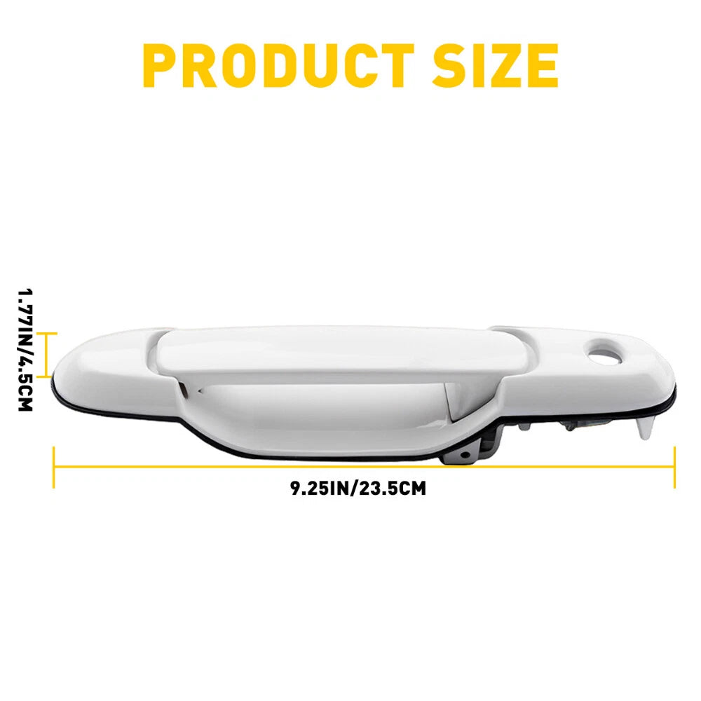 Door Handle for Toyota Sienna (1998–2003) Outside Front Left Driver Side White
